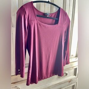 The Limited Burgundy Women's Top sz med